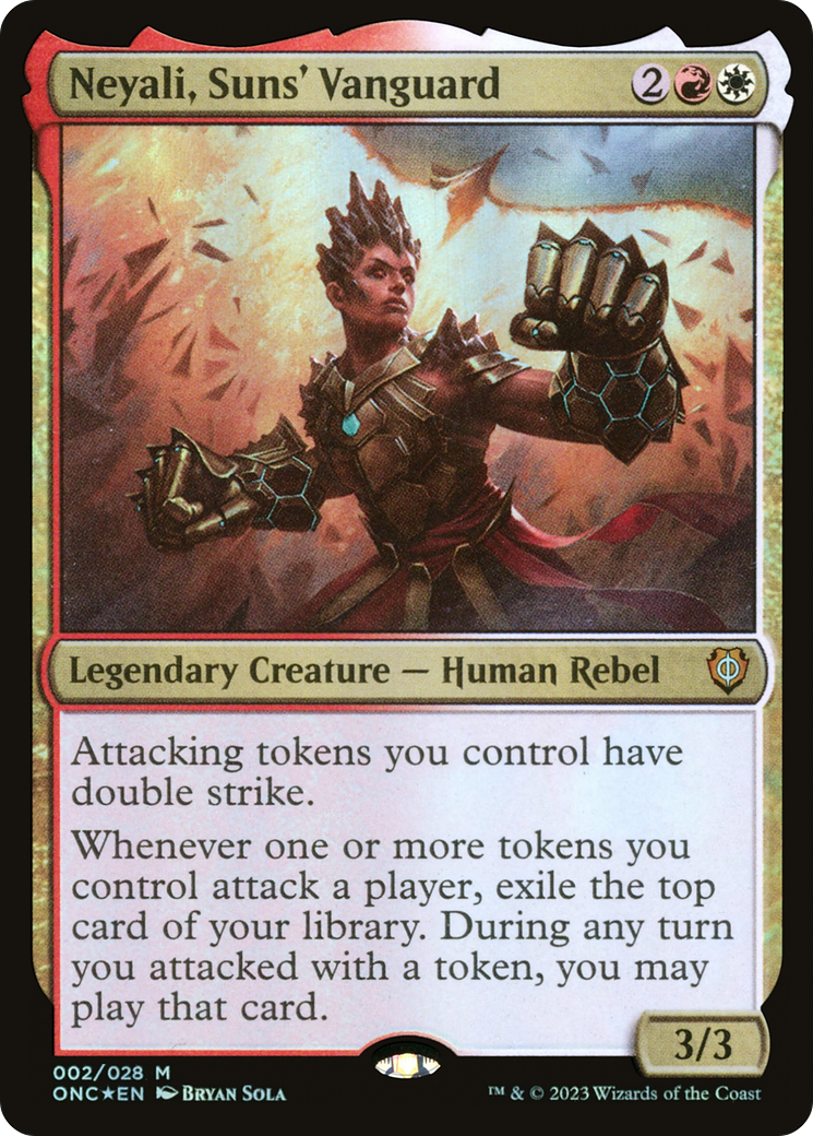 Neyali, Suns' Vanguard [Phyrexia: All Will Be One Commander] | Amazing Games TCG