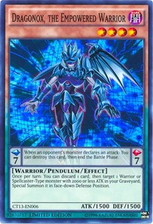 Dragonox, the Empowered Warrior [2016 Mega-Tins] [CT13-EN006] | Amazing Games TCG