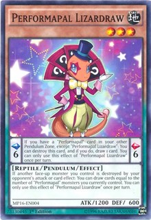 Performapal Lizardraw [2016 Mega-Tins Mega Pack] [MP16-EN004] | Amazing Games TCG