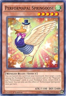 Performapal Springoose [2016 Mega-Tins Mega Pack] [MP16-EN005] | Amazing Games TCG