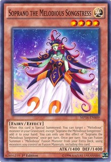 Soprano the Melodious Songstress [2016 Mega-Tins Mega Pack] [MP16-EN009] | Amazing Games TCG