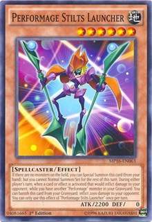 Performage Stilts Launcher [2016 Mega-Tins Mega Pack] [MP16-EN063] | Amazing Games TCG