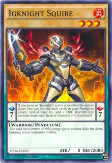 Igknight Squire [2016 Mega-Tins Mega Pack] [MP16-EN065] | Amazing Games TCG