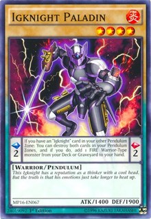 Igknight Paladin [2016 Mega-Tins Mega Pack] [MP16-EN067] | Amazing Games TCG