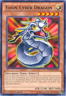 Toon Cyber Dragon [2016 Mega-Tins Mega Pack] [MP16-EN074] | Amazing Games TCG