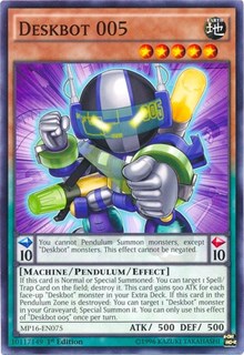 Deskbot 005 [2016 Mega-Tins Mega Pack] [MP16-EN075] | Amazing Games TCG