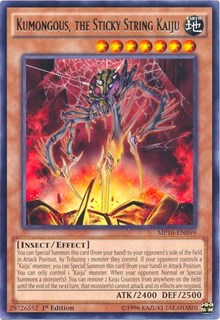 Kumongous, the Sticky String Kaiju [2016 Mega-Tins Mega Pack] [MP16-EN099] | Amazing Games TCG