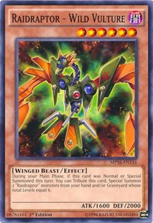 Raidraptor - Wild Vulture [2016 Mega-Tins Mega Pack] [MP16-EN116] | Amazing Games TCG