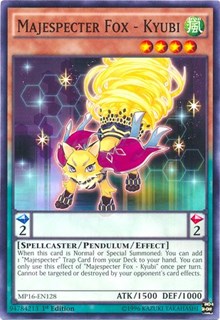 Majespecter Fox - Kyubi [2016 Mega-Tins Mega Pack] [MP16-EN128] | Amazing Games TCG