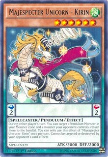 Majespecter Unicorn - Kirin [2016 Mega-Tins Mega Pack] [MP16-EN129] | Amazing Games TCG