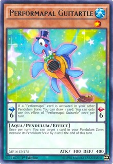 Performapal Guitartle [2016 Mega-Tins Mega Pack] [MP16-EN175] | Amazing Games TCG