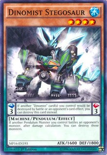 Dinomist Stegosaur [2016 Mega-Tins Mega Pack] [MP16-EN193] | Amazing Games TCG