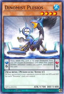 Dinomist Plesios [2016 Mega-Tins Mega Pack] [MP16-EN194] | Amazing Games TCG