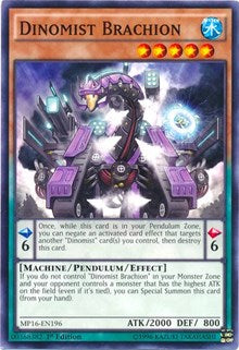 Dinomist Brachion [2016 Mega-Tins Mega Pack] [MP16-EN196] | Amazing Games TCG