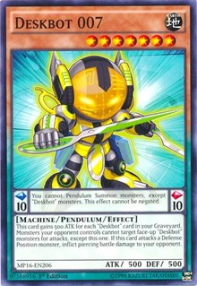 Deskbot 007 [2016 Mega-Tins Mega Pack] [MP16-EN206] | Amazing Games TCG