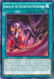 Karma of the Destruction Swordsman [2016 Mega-Tins Mega Pack] [MP16-EN216] | Amazing Games TCG