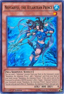 Neptabyss, the Atlantean Prince [2016 Mega-Tins Mega Pack] [MP16-EN236] | Amazing Games TCG