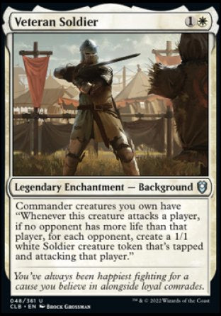 Veteran Soldier [Commander Legends: Battle for Baldur's Gate] | Amazing Games TCG