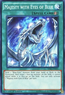 Majesty with Eyes of Blue [Structure Deck: Seto Kaiba] [SDKS-EN021] | Amazing Games TCG