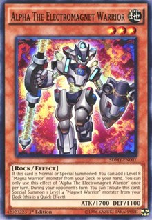 Alpha The Electromagnet Warrior [Structure Deck: Yugi Muto] [SDMY-EN001] | Amazing Games TCG