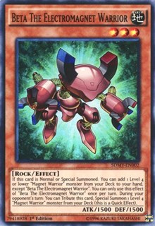 Beta The Electromagnet Warrior [Structure Deck: Yugi Muto] [SDMY-EN002] | Amazing Games TCG