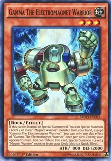 Gamma The Electromagnet Warrior [Structure Deck: Yugi Muto] [SDMY-EN003] | Amazing Games TCG