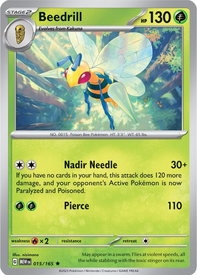 Beedrill (015/165) [Scarlet & Violet: 151] | Amazing Games TCG