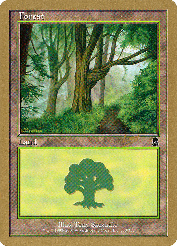 Forest (rl350) (Raphael Levy) [World Championship Decks 2002] | Amazing Games TCG