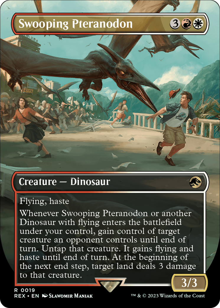 Swooping Pteranodon (Borderless) [Jurassic World Collection] | Amazing Games TCG