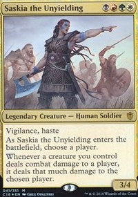 Saskia the Unyielding (Commander 2016) [Commander 2016 Oversized] | Amazing Games TCG