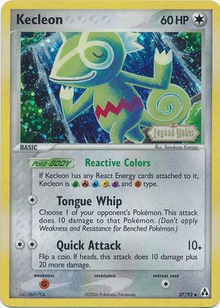 Kecleon (37/92) (Stamped) [EX: Legend Maker] | Amazing Games TCG