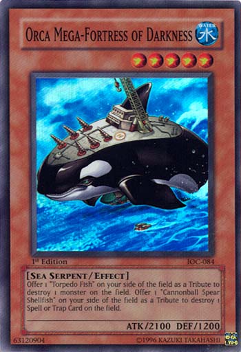 Orca Mega-Fortress of Darkness [IOC-084] Super Rare | Amazing Games TCG