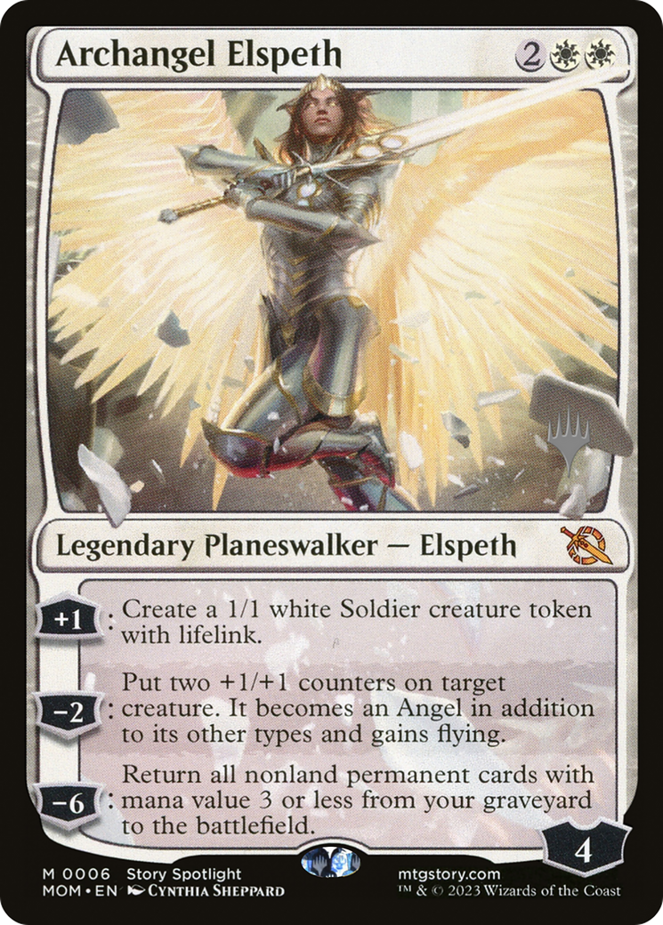 Archangel Elspeth (Promo Pack) [March of the Machine Promos] | Amazing Games TCG