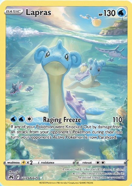 Lapras (GG05/GG70) [Sword & Shield: Crown Zenith] | Amazing Games TCG