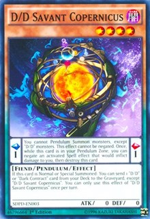 D/D Savant Copernicus [Structure Deck: Pendulum Domination] [SDPD-EN003] | Amazing Games TCG