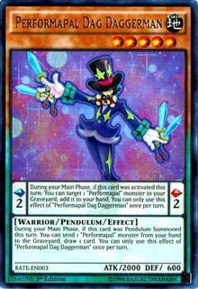 Performapal Dag Daggerman [Raging Tempest] [RATE-EN003] | Amazing Games TCG