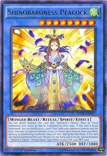 Shinobaroness Peacock [Raging Tempest] [RATE-EN037] | Amazing Games TCG