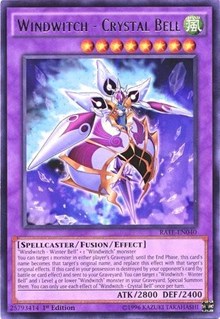 Windwitch - Crystal Bell [Raging Tempest] [RATE-EN040] | Amazing Games TCG