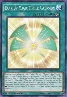 Rank-Up-Magic Cipher Ascension [Raging Tempest] [RATE-EN056] | Amazing Games TCG