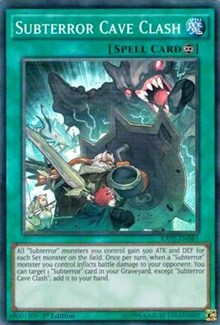 Subterror Cave Clash [Raging Tempest] [RATE-EN085] | Amazing Games TCG