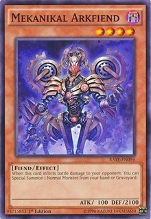 Mekanikal Arkfiend [Raging Tempest] [RATE-EN094] | Amazing Games TCG