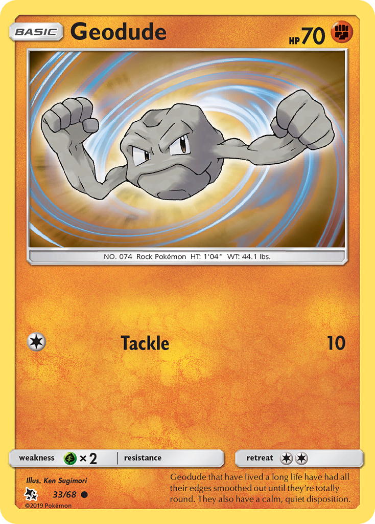 Geodude (33/68) [Sun & Moon: Hidden Fates] | Amazing Games TCG