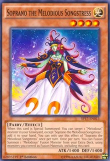 Soprano the Melodious Songstress (Starfoil) [Star Pack - Battle Royal] [SP17-EN013] | Amazing Games TCG