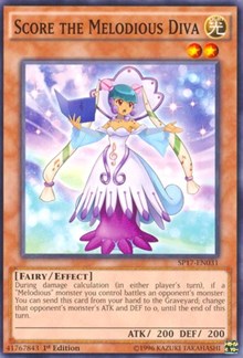 Score the Melodious Diva (Starfoil) [Star Pack - Battle Royal] [SP17-EN031] | Amazing Games TCG