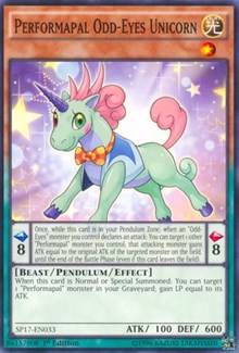 Performapal Odd-Eyes Unicorn (Starfoil) [Star Pack - Battle Royal] [SP17-EN033] | Amazing Games TCG