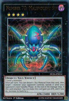 Number 70: Malevolent Sin [Duelist Saga] [DUSA-EN014] | Amazing Games TCG