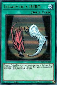 Legacy of a HERO [Duelist Saga] [DUSA-EN019] | Amazing Games TCG