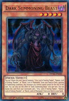 Dark Summoning Beast [Duelist Saga] [DUSA-EN030] | Amazing Games TCG