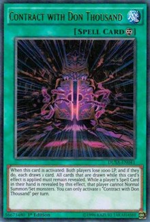 Contract with Don Thousand [Duelist Saga] [DUSA-EN041] | Amazing Games TCG