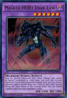 Masked HERO Dark Law [Duelist Saga] [DUSA-EN094] | Amazing Games TCG